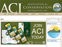 Tablet Screenshot of aci-net.org